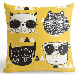 Creative Cat Portrait Cushions