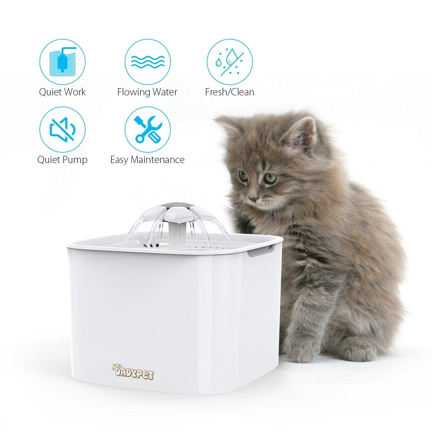 Automatic Water Fountain Feeder for Cats and Dogs – Lazy Pets Shop
