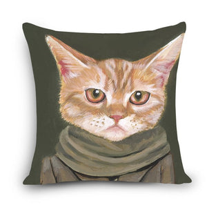 Cat Art Home Cushion Pillow Cases