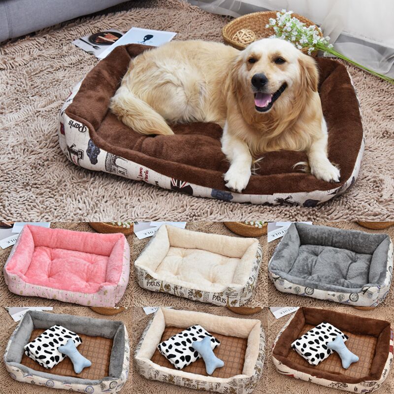 Soft & Warm Fleece Pet Bed Basket