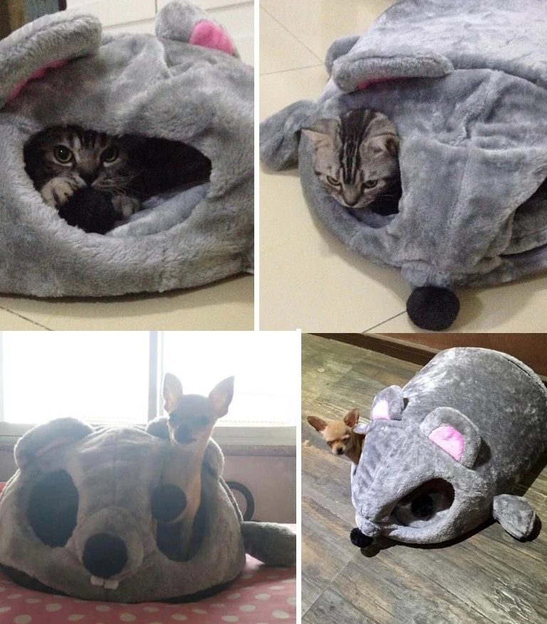 Mouse Shaped Cat Bed